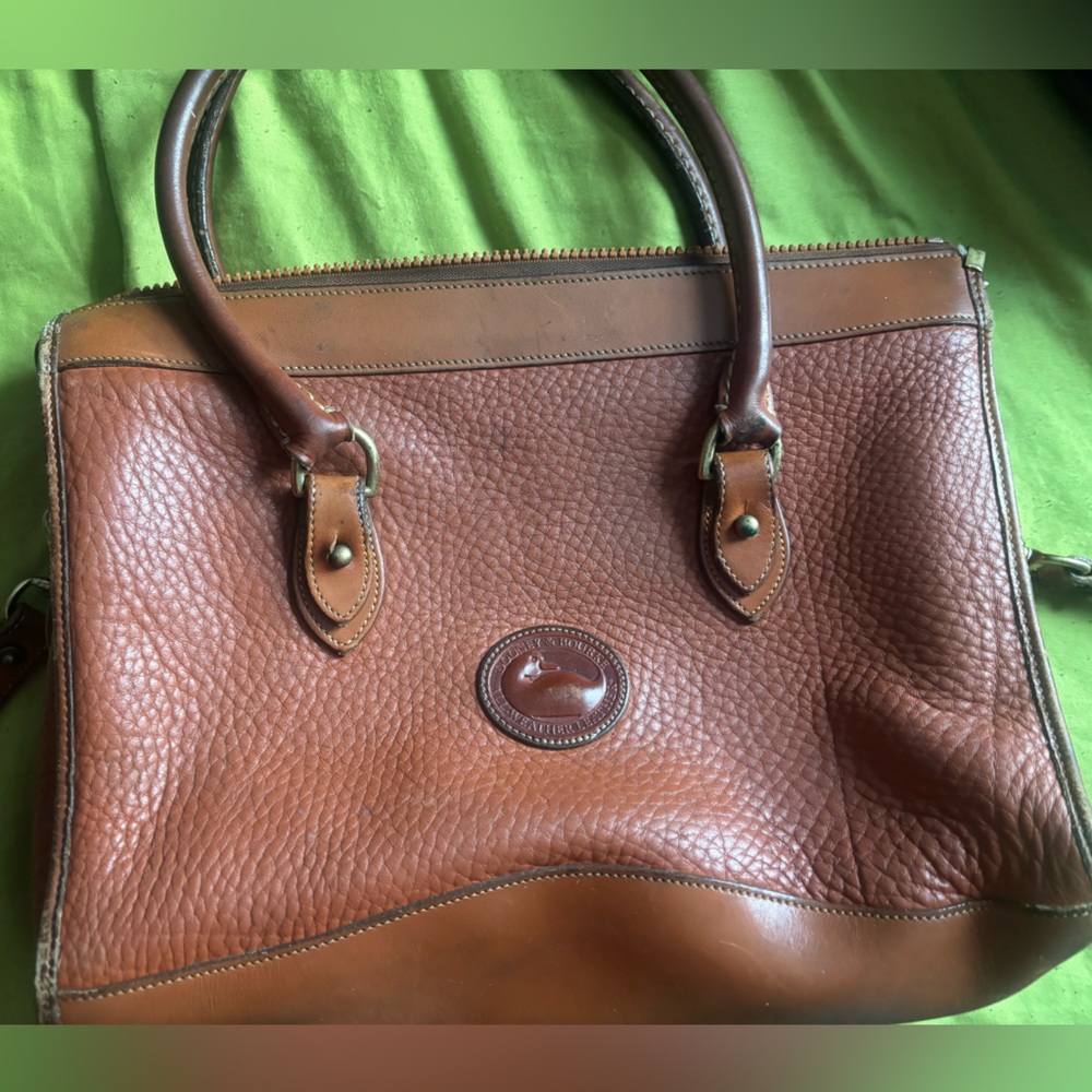 Dooney & Bourke Tan Leather Bag - Picture 3 of 6